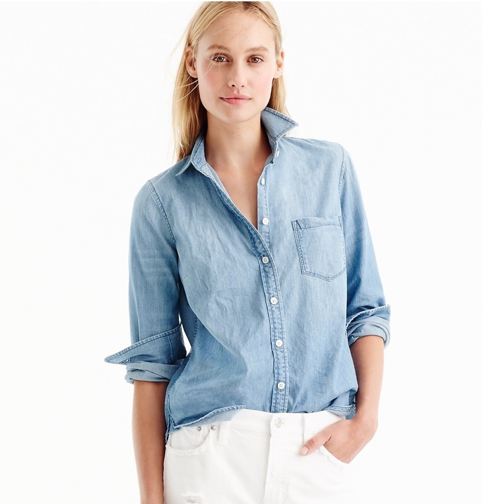 J. Crew chambray shirt